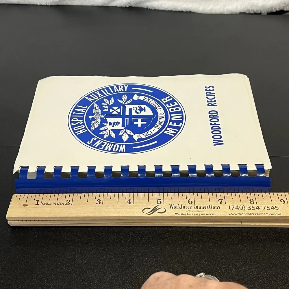 Women's Hospital Auxiliary Cookbook Recipe Book Woodford Recipes Versailles KY